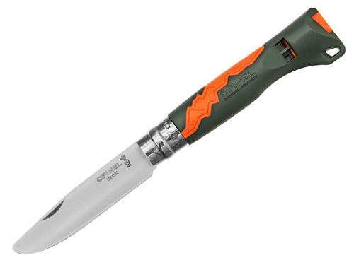 Nůž Opinel VRI 7 dětský outdoorový oranžový/zelený